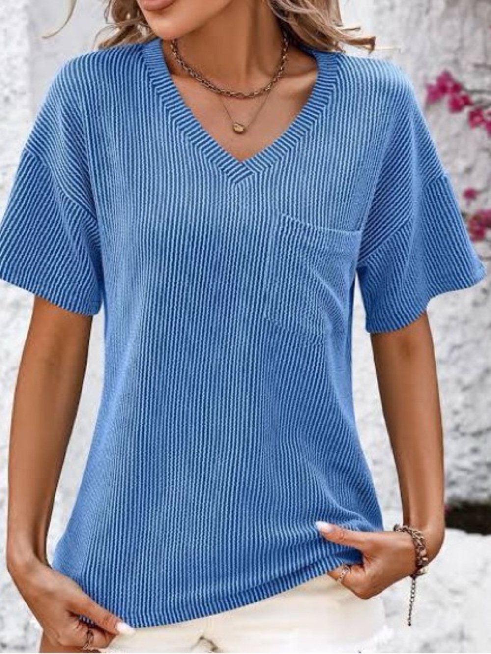 NWT Altar'd State Ribbed Drop Sleeve Top S